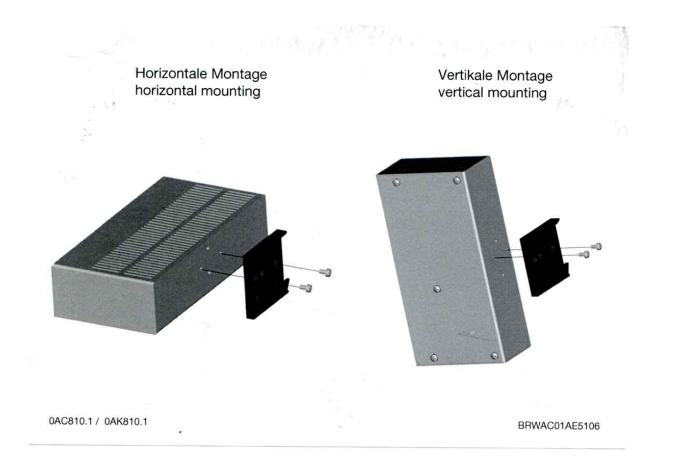 B&R 0AK810.1 AMPLIFIER Instructions Technical Data